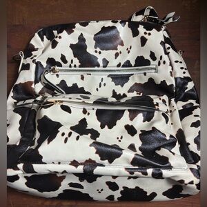 Cow Print Women's Backpack
